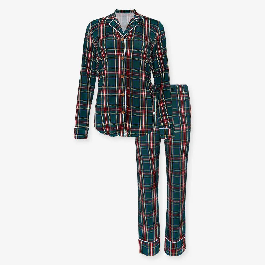 Tartan Plaid - Women's Long Sleeve & Relaxed Long Pajama Pants