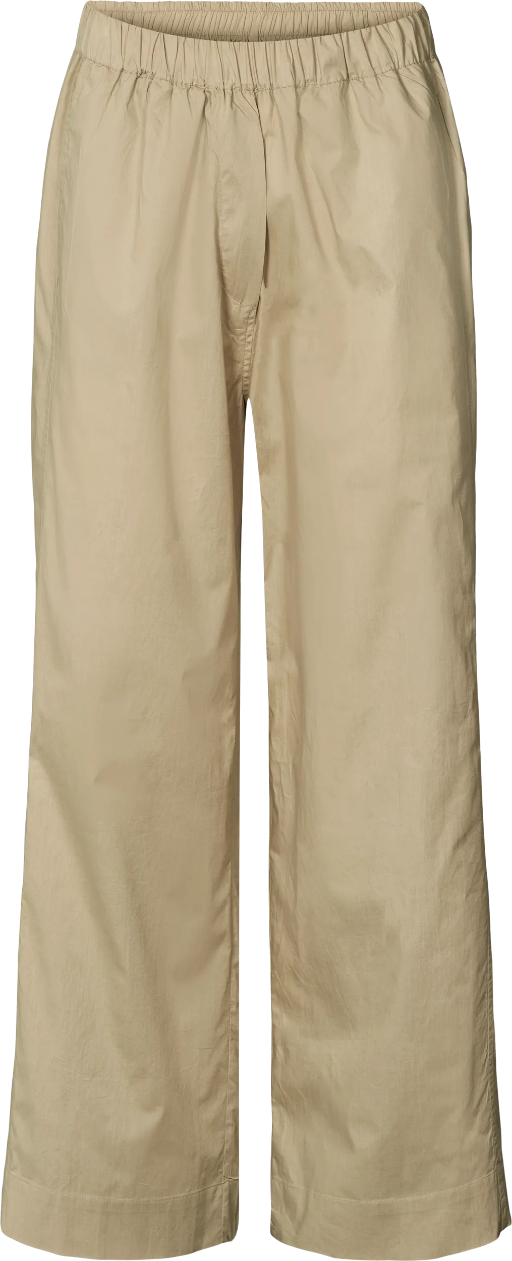 Thilde Pant Cotton Poplin - Chinchilla