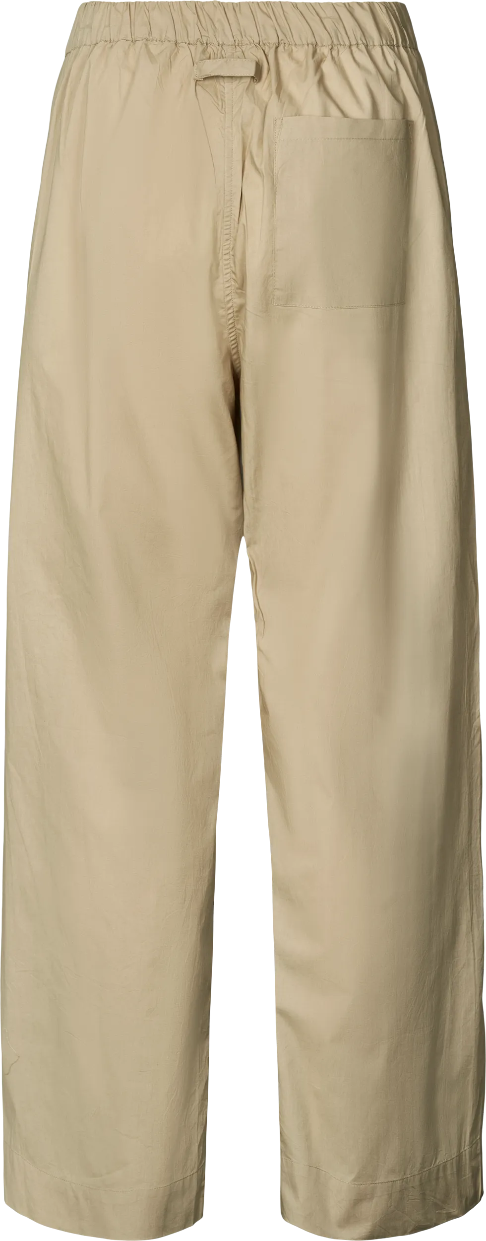 Thilde Pant Cotton Poplin - Chinchilla