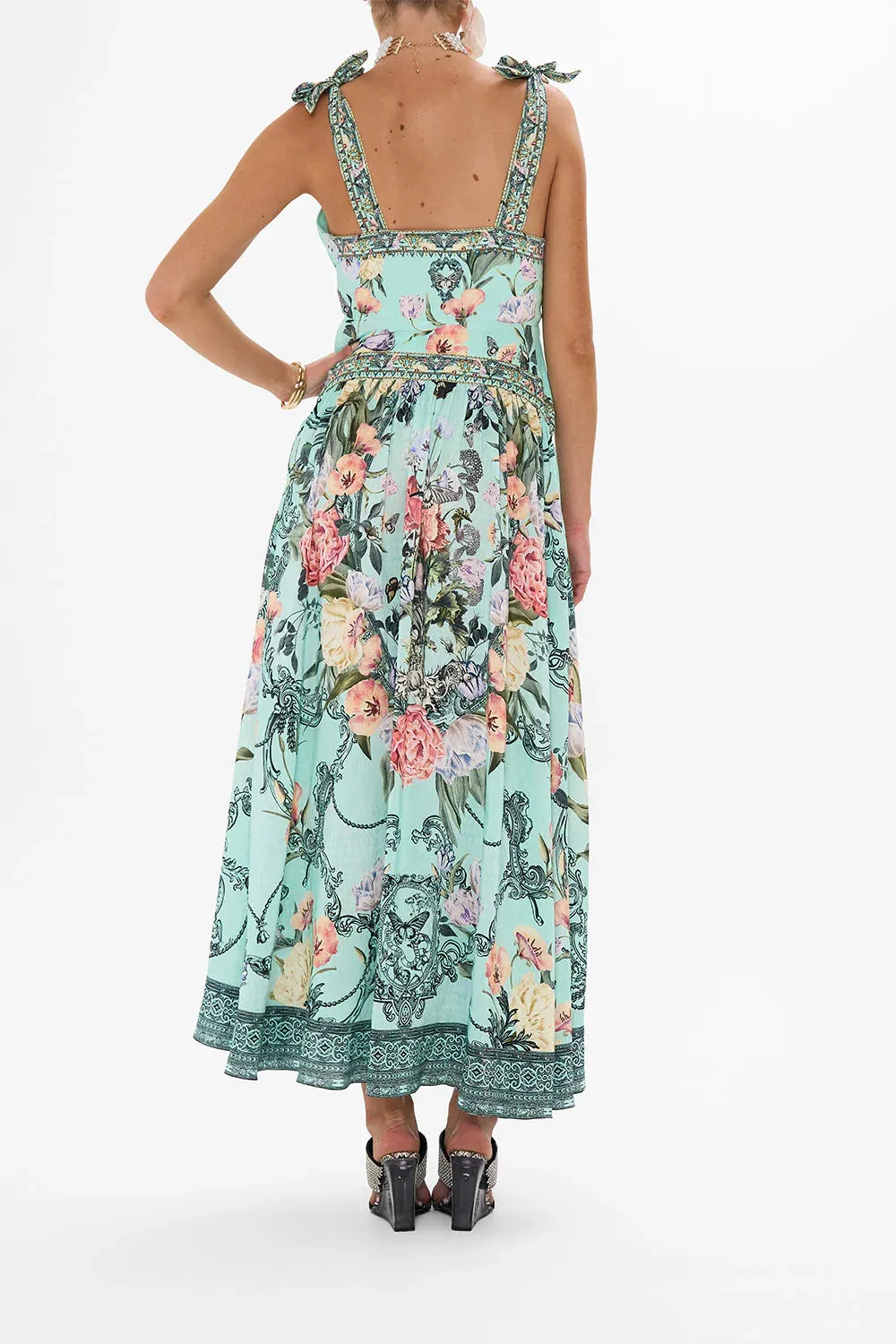 Tie Shoulder Dress