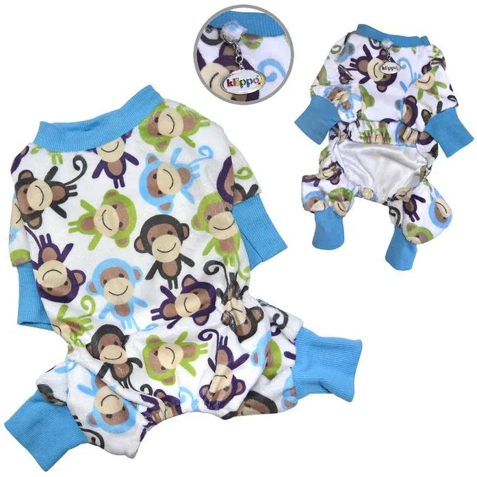 Ultra Soft Minky Monkey Pajamas