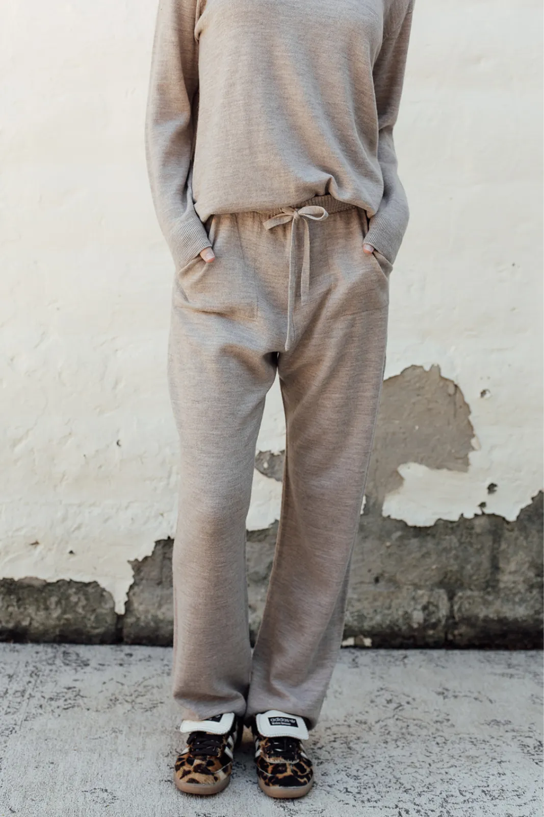 Ultrafine Merino Pant - Latte