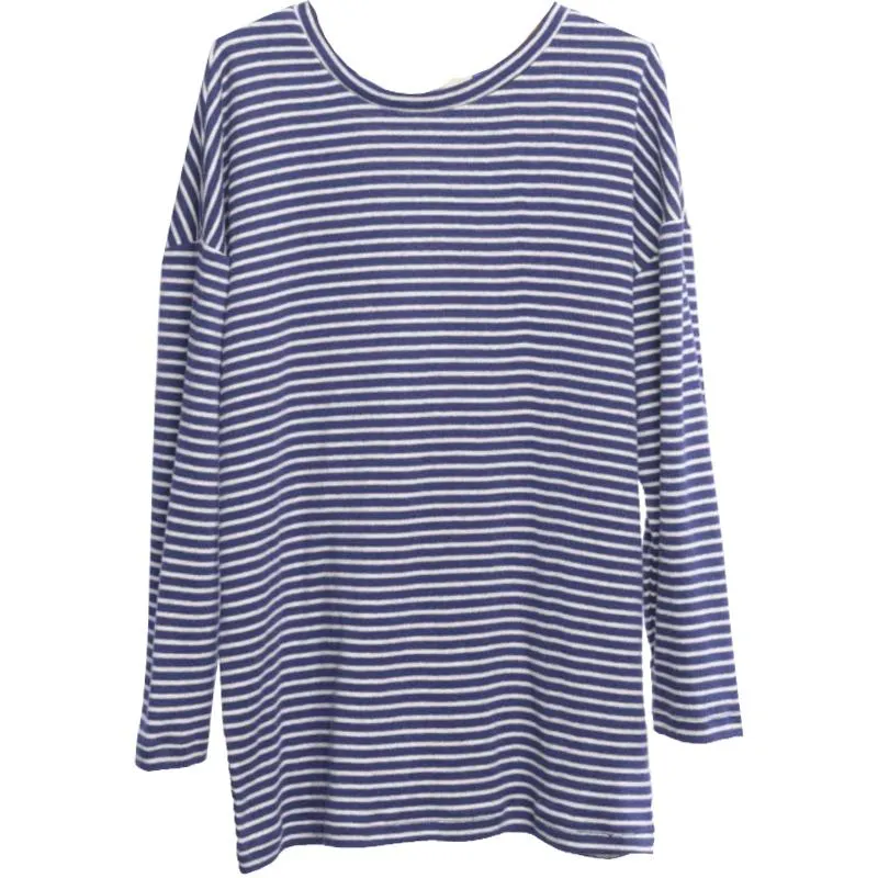 Wander   Wonder Girls Blue Striped Tee
