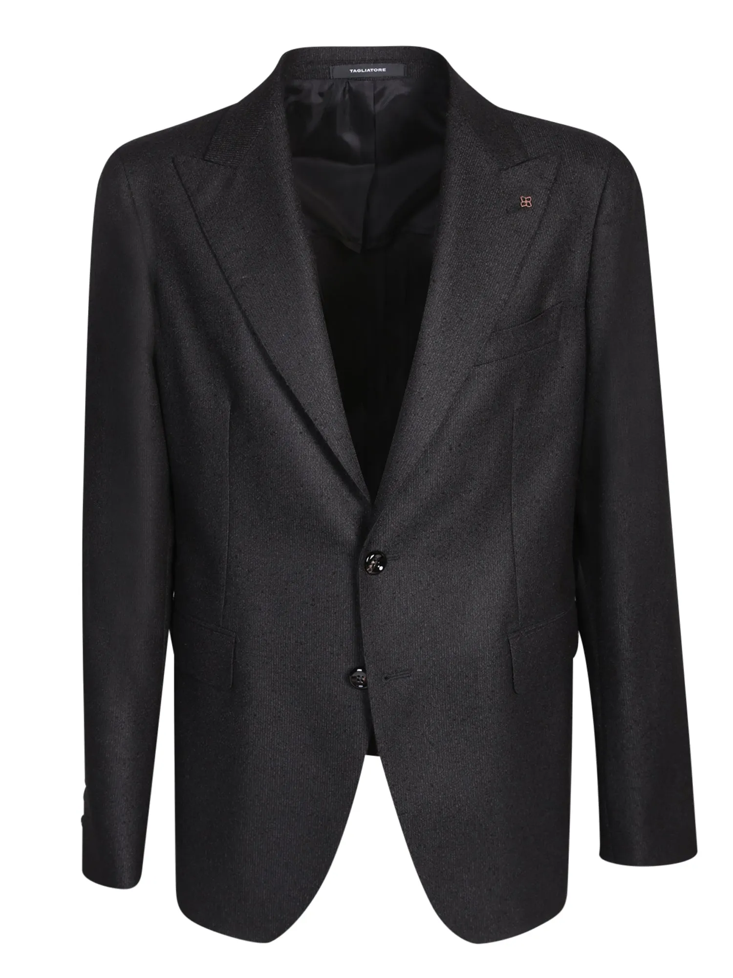 Wool-blend black jacket