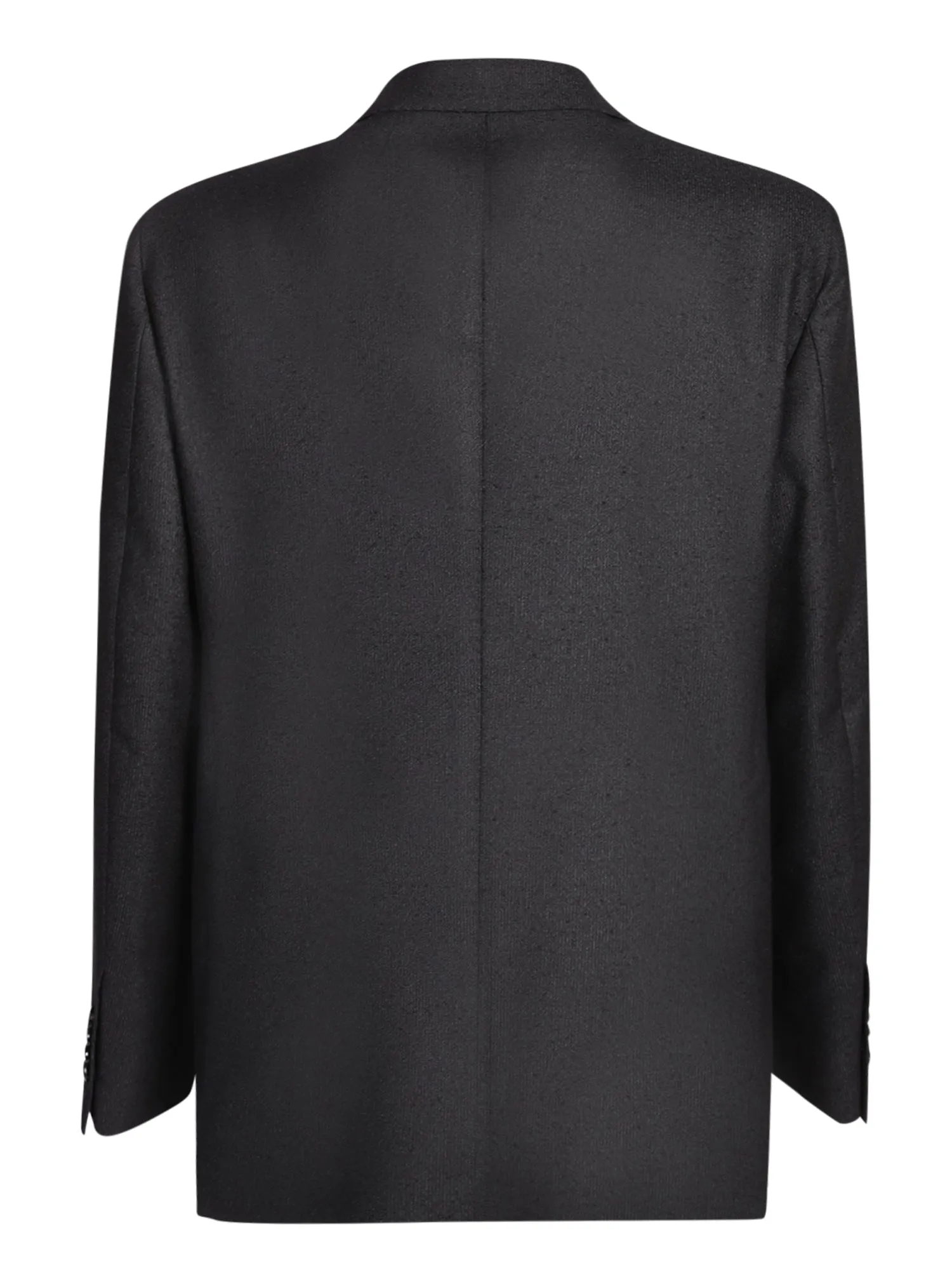 Wool-blend black jacket