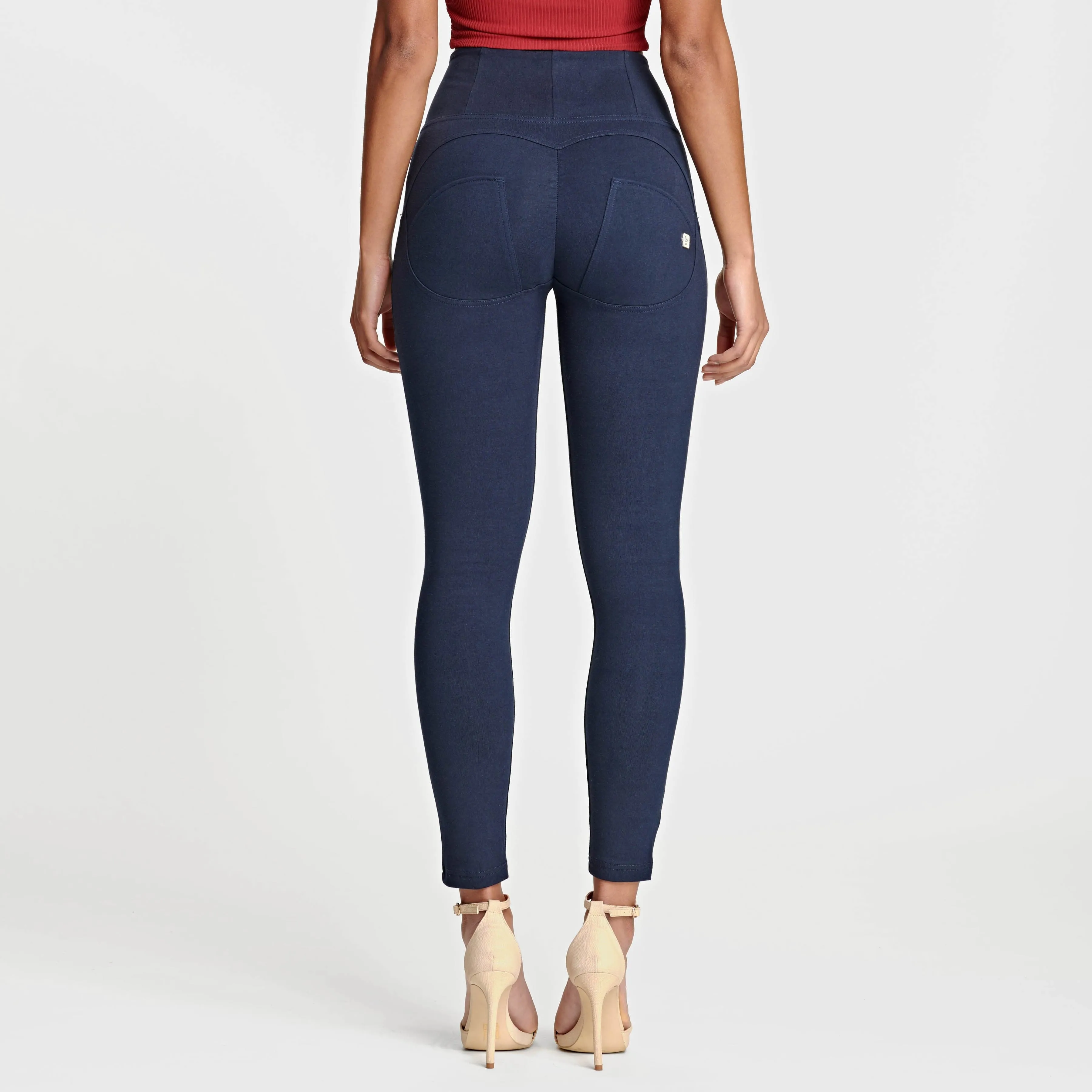 WR.UP Fashion - High Waisted - 7/8 Length - Navy Blue