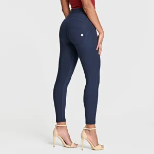 WR.UP Fashion - High Waisted - 7/8 Length - Navy Blue