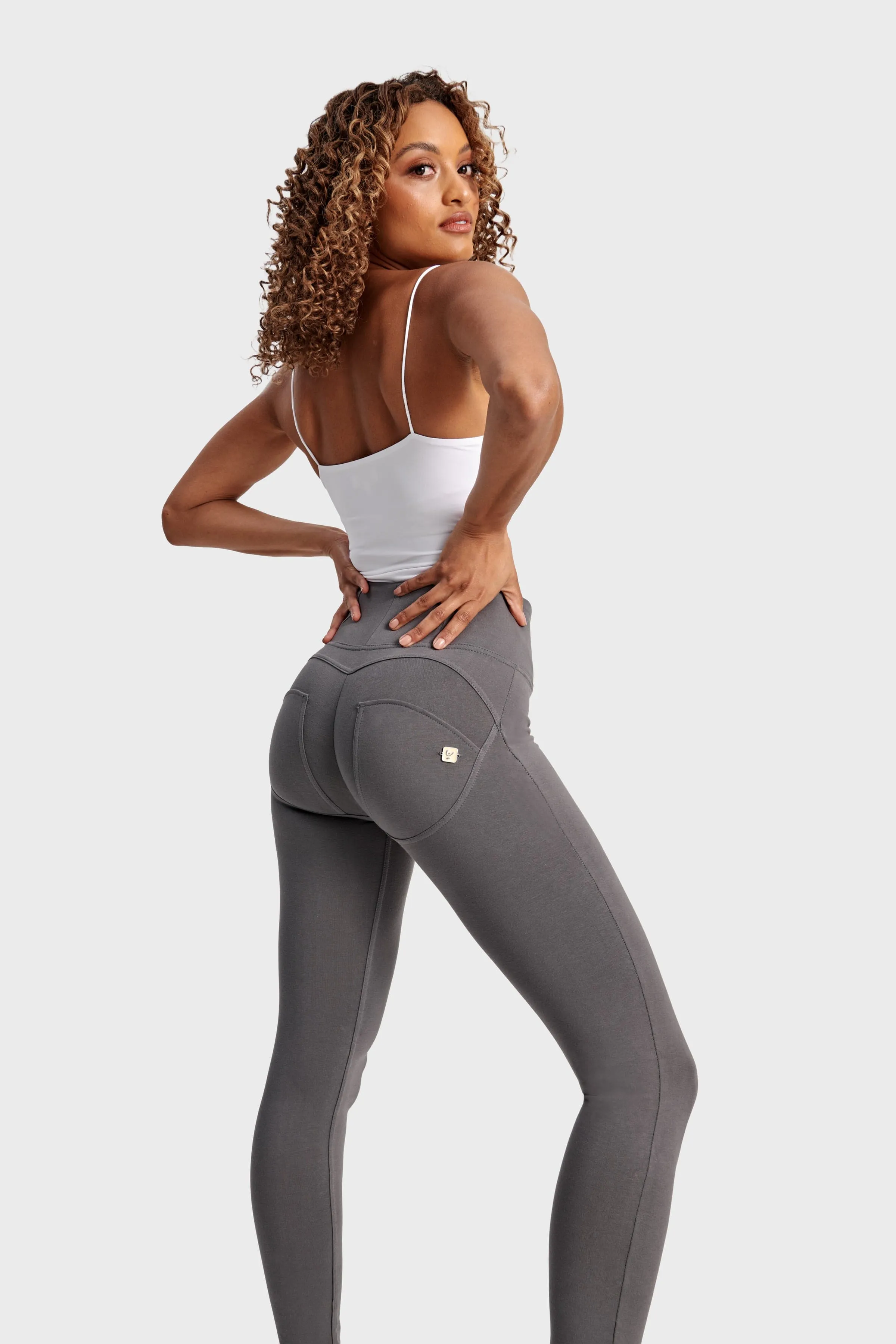 WR.UP Fashion - High Waisted - Full Length - Grey