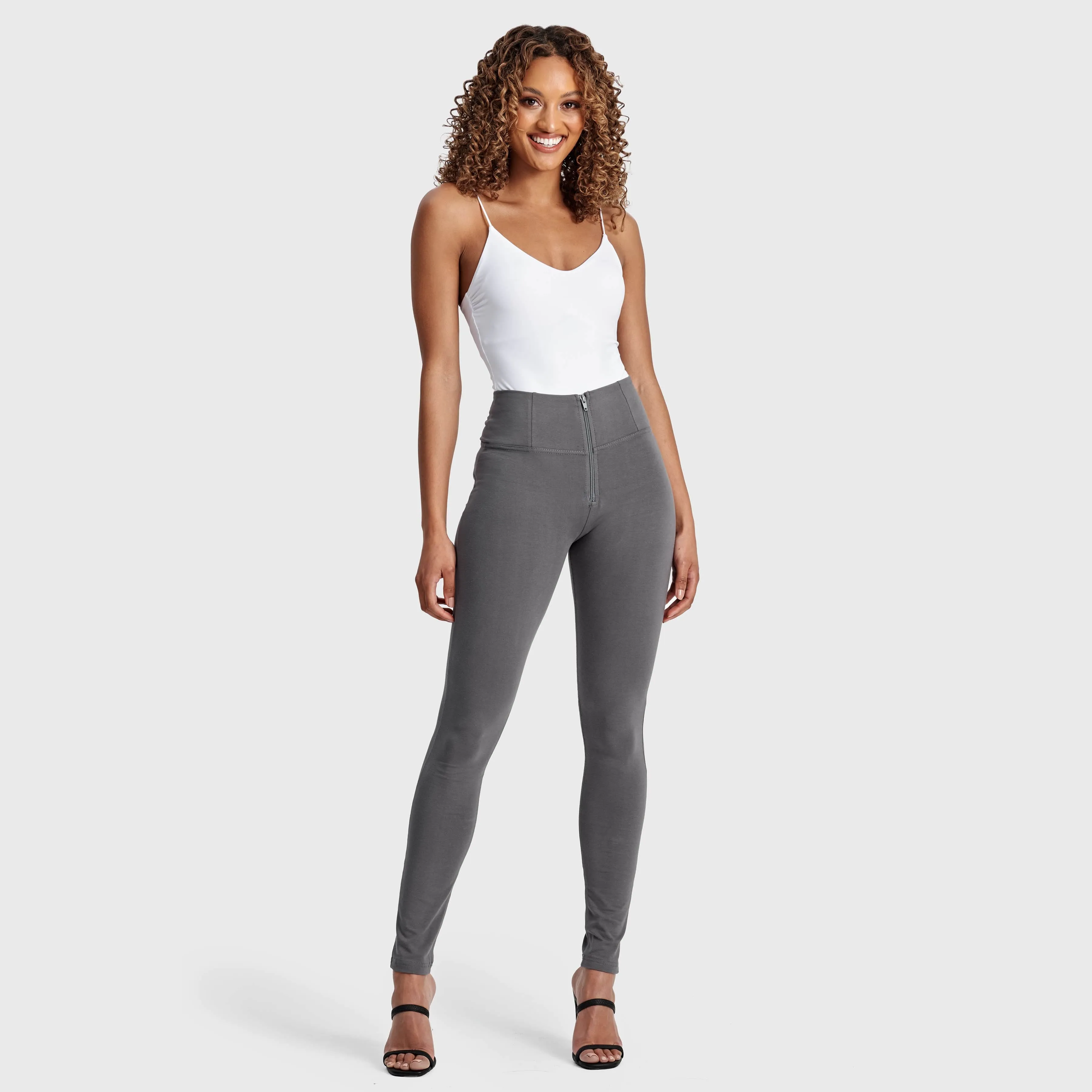 WR.UP Fashion - High Waisted - Full Length - Grey
