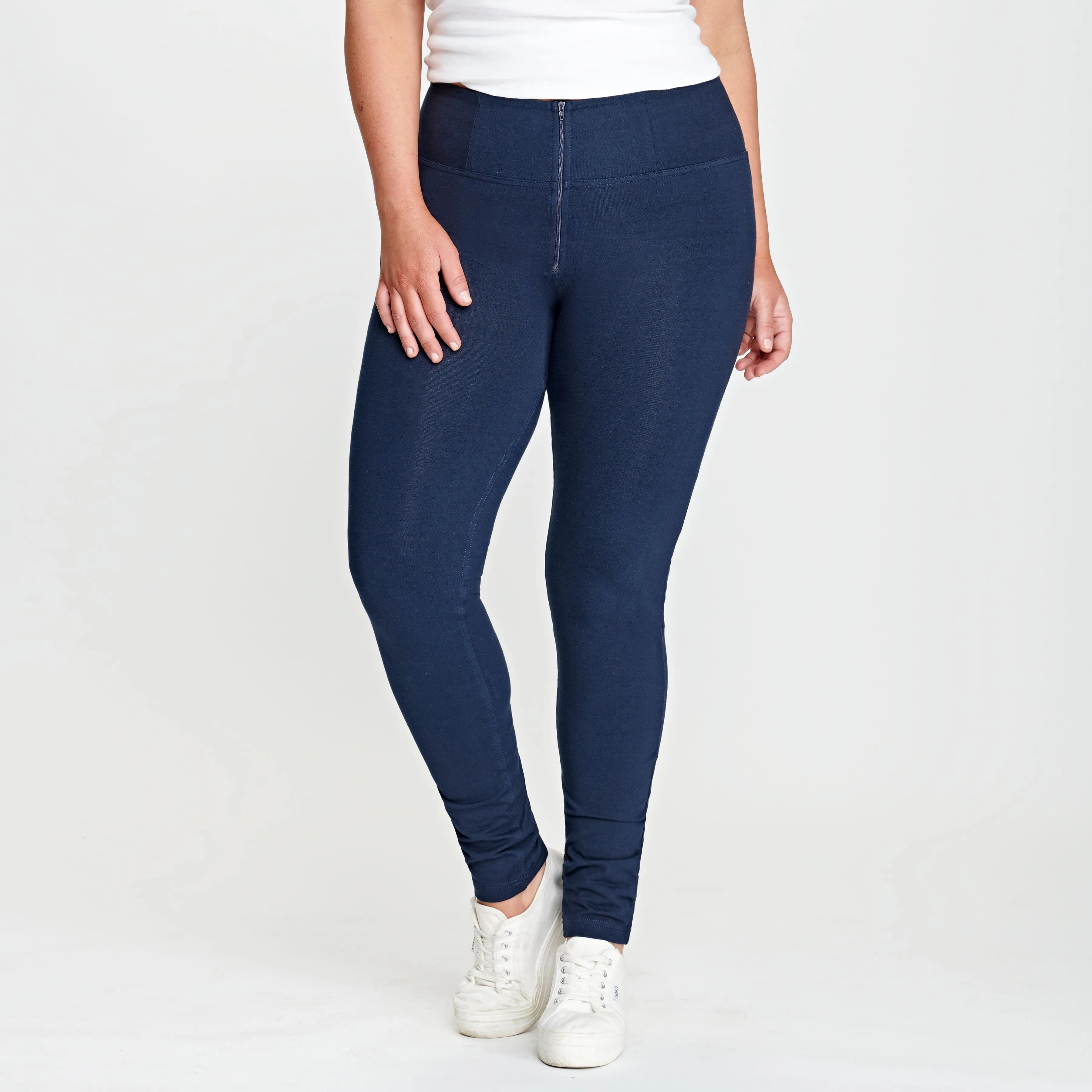 WR.UP Fashion - High Waisted - Full Length - Navy Blue