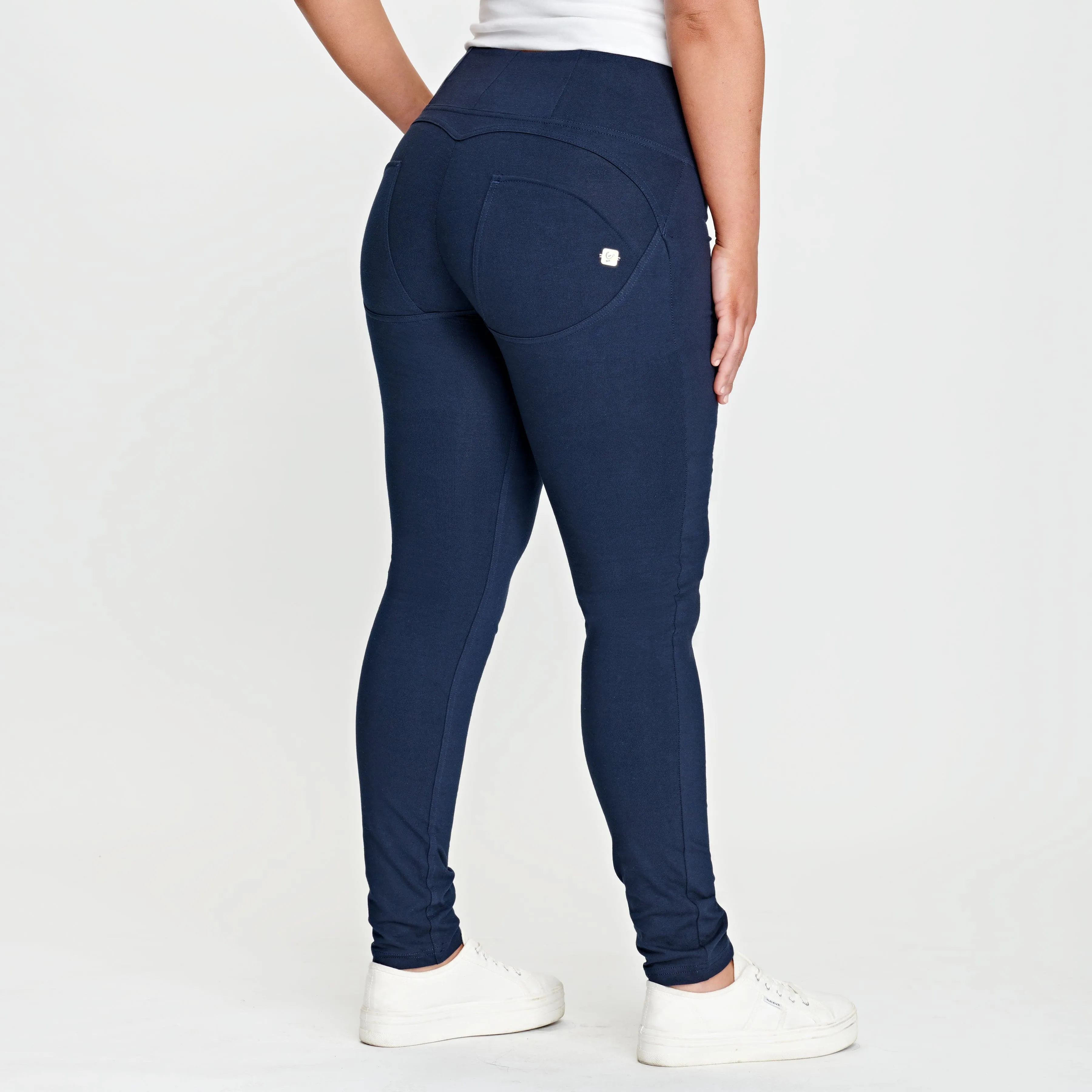 WR.UP Fashion - High Waisted - Full Length - Navy Blue