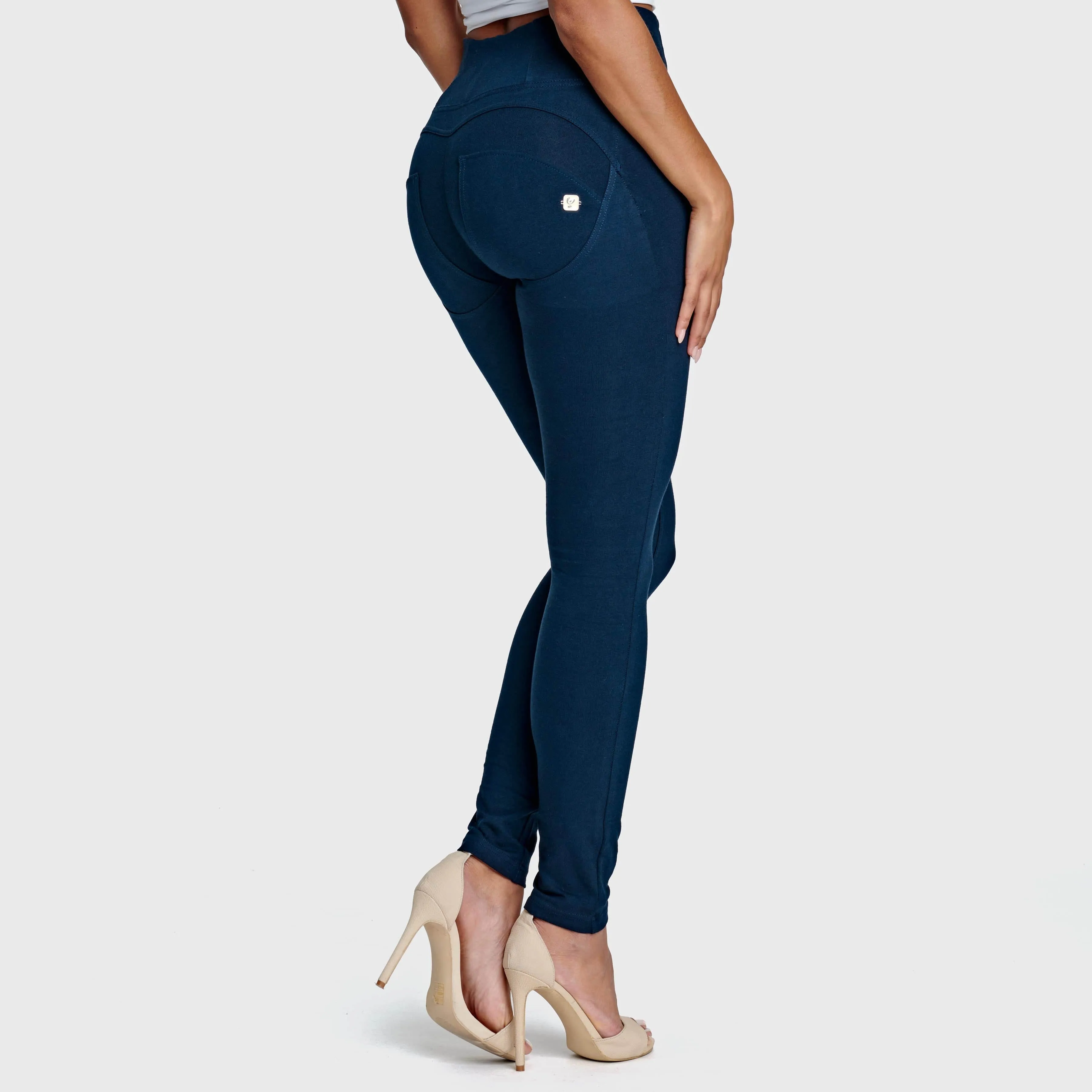WR.UP Fashion - High Waisted - Full Length - Navy Blue