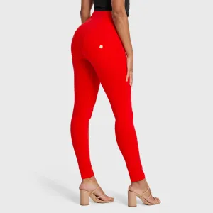 WR.UP Fashion - High Waisted - Full Length - Red