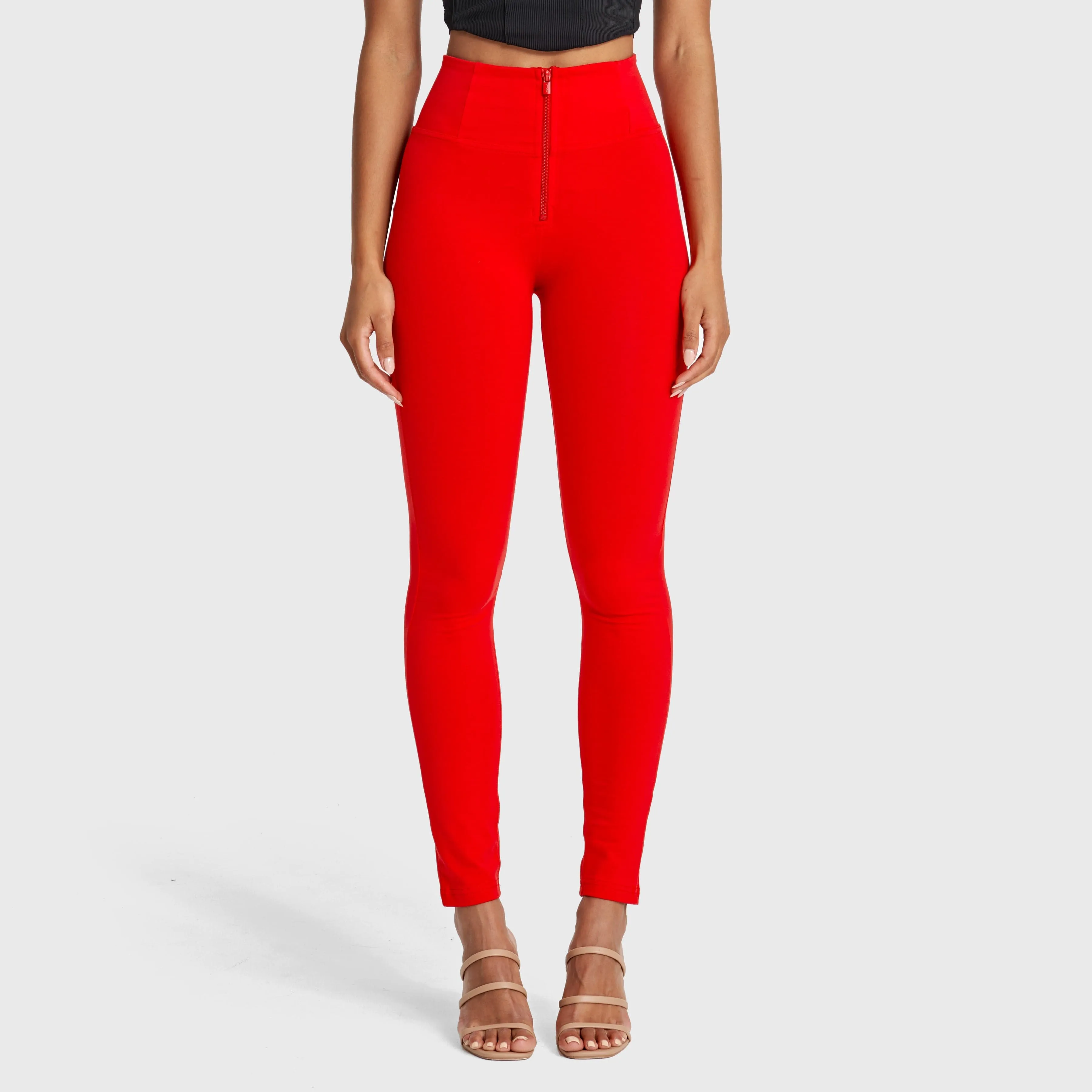 WR.UP Fashion - High Waisted - Full Length - Red