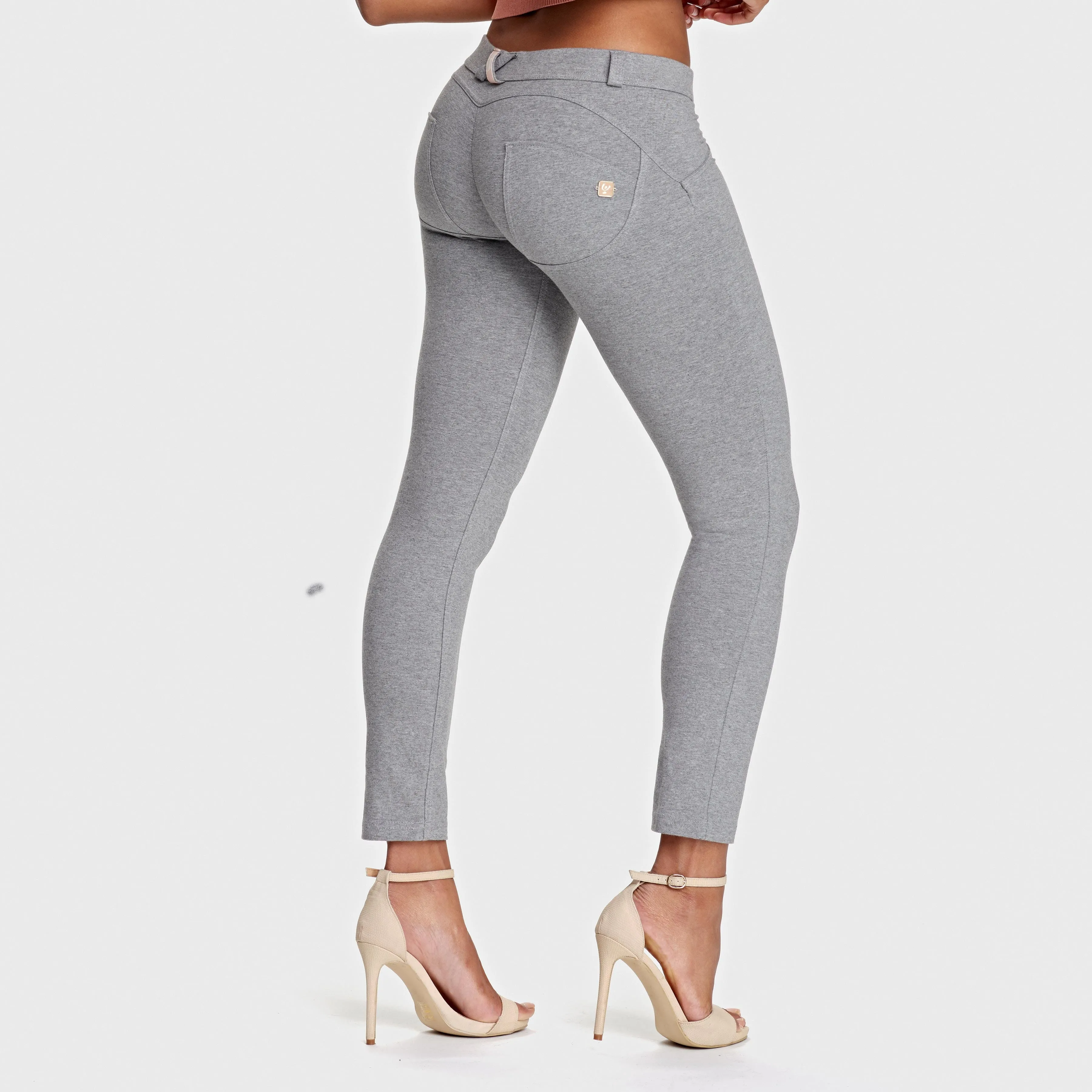 WR.UP Fashion - Low Rise - 7/8 Length - Melange Grey