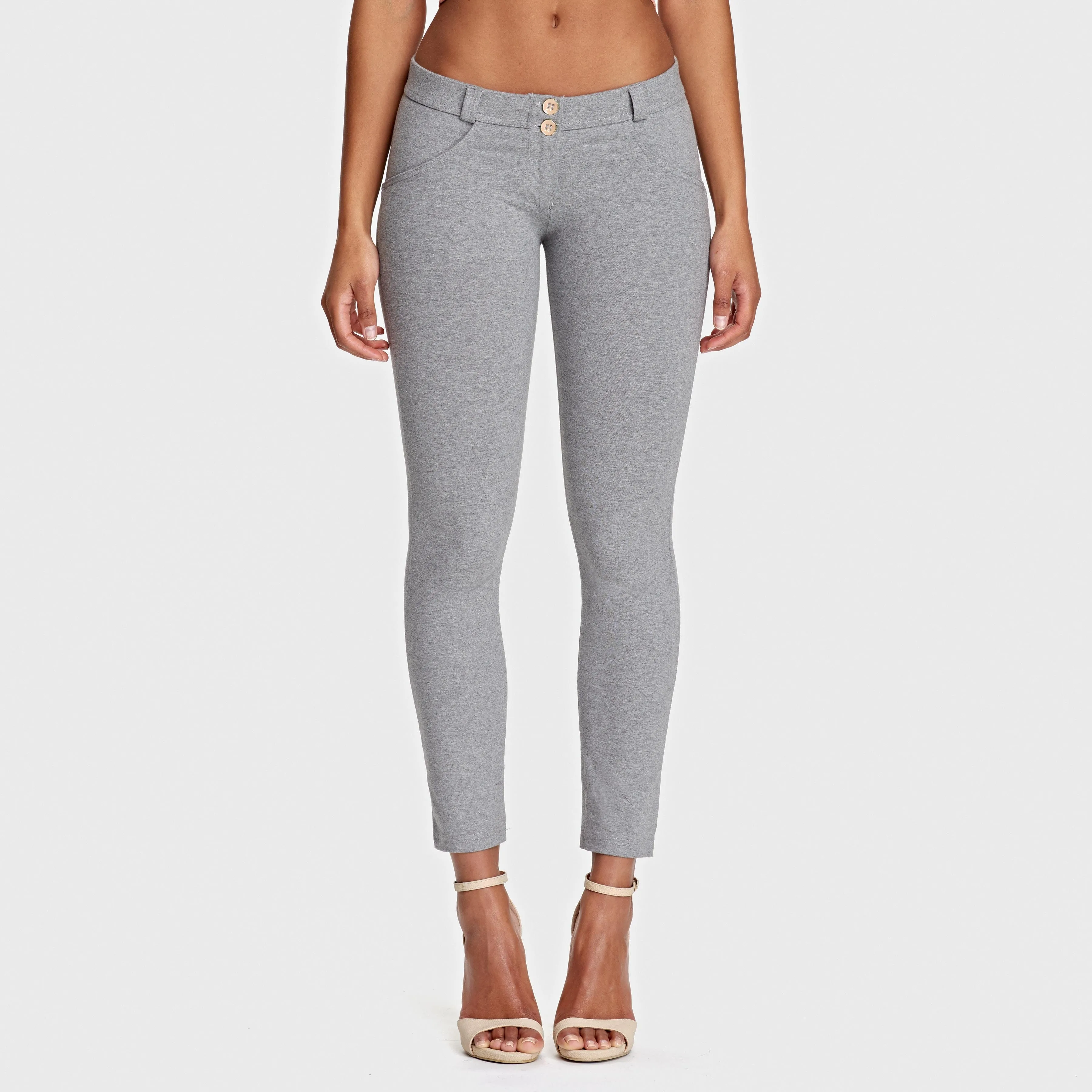 WR.UP Fashion - Low Rise - 7/8 Length - Melange Grey
