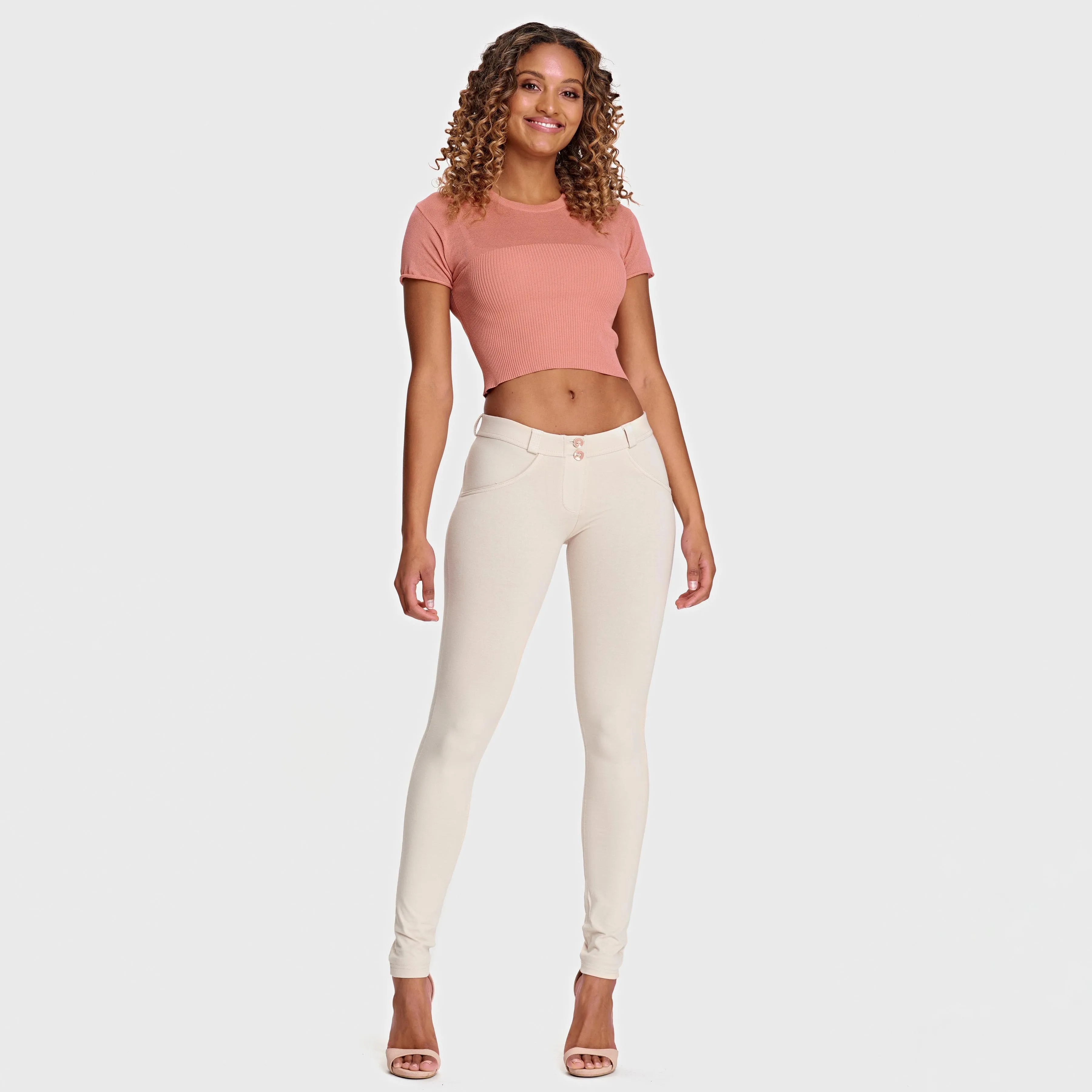 WR.UP Fashion - Low Rise - Full Length - Beige