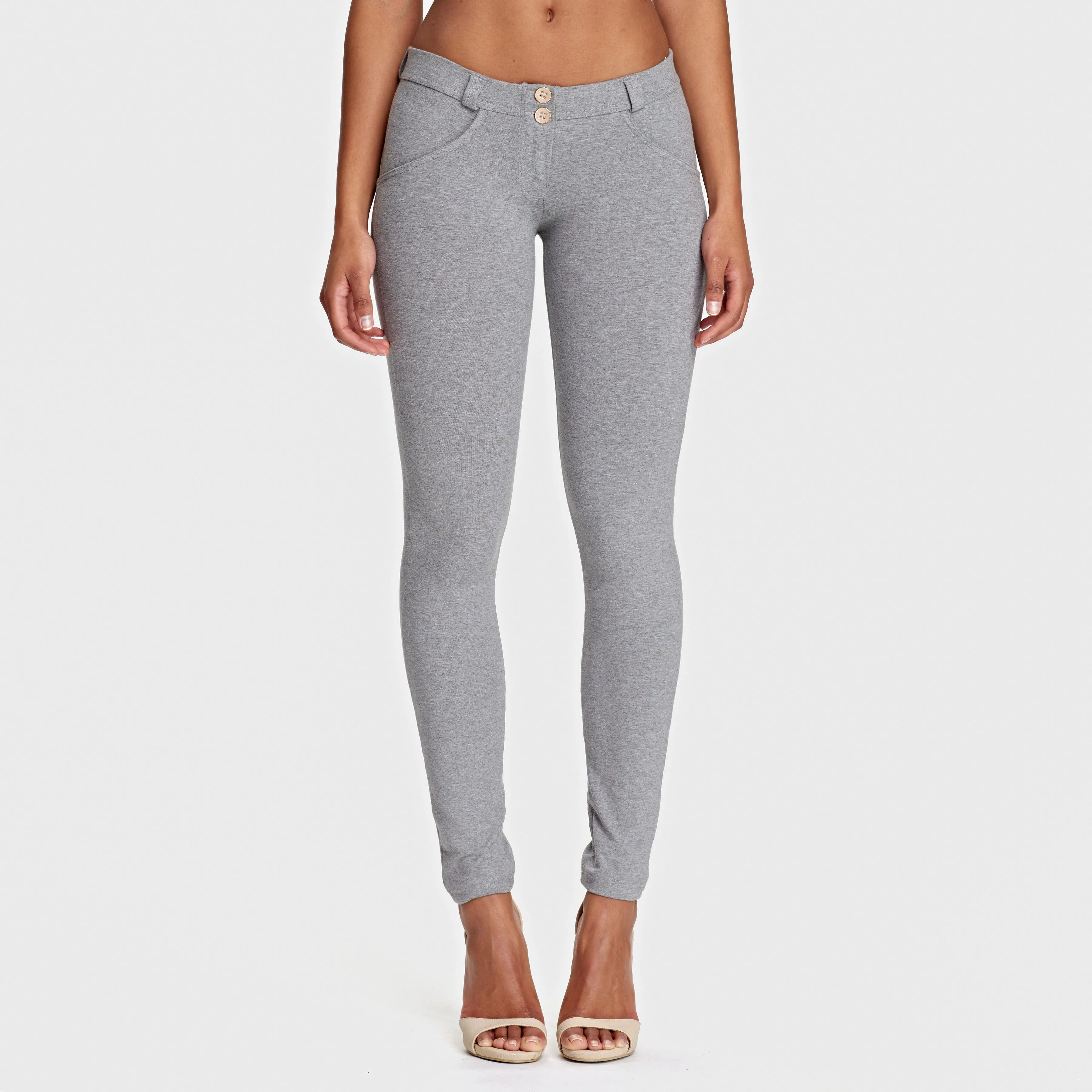 WR.UP Fashion - Low Rise - Full Length - Melange Grey