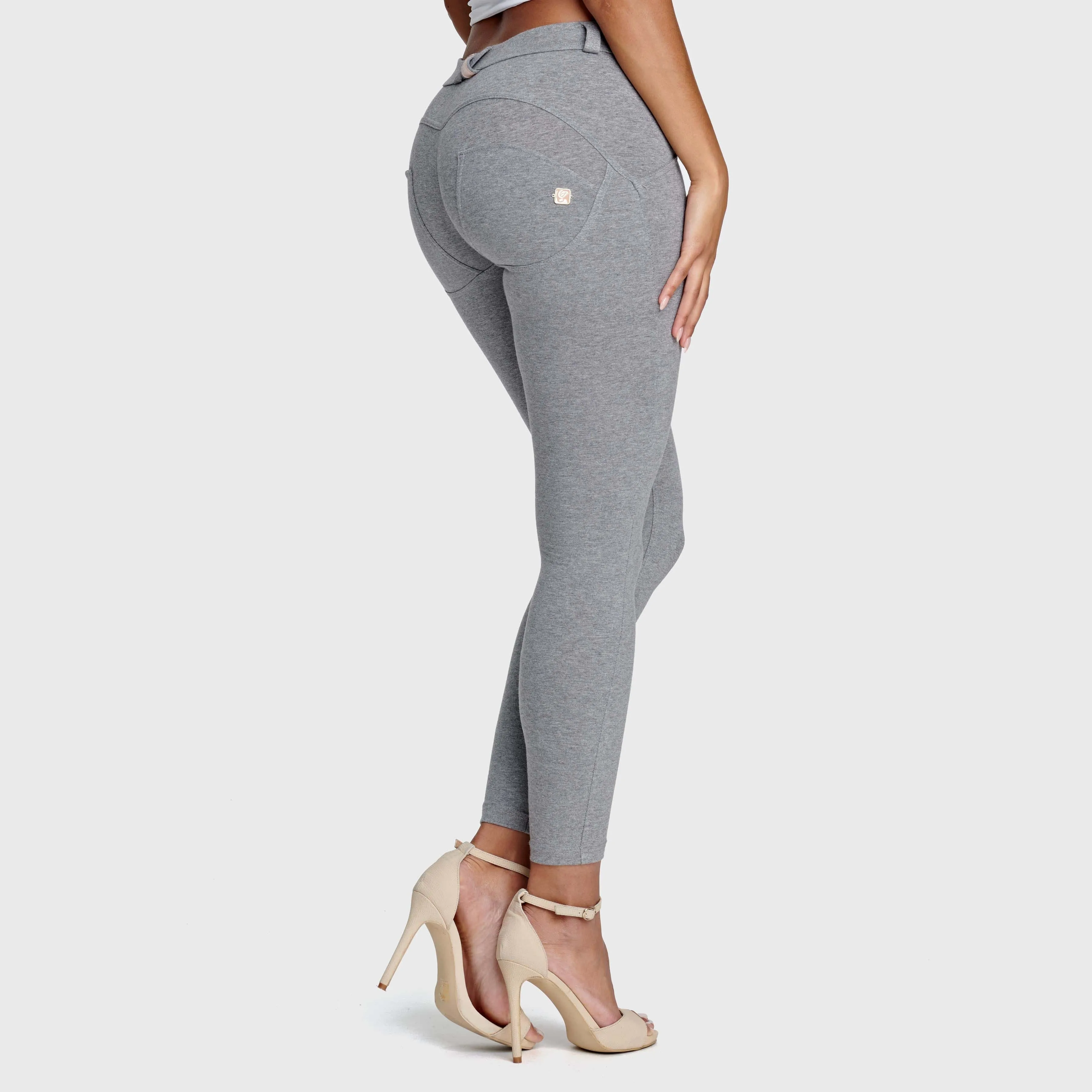 WR.UP Fashion - Mid Rise - 7/8 Length - Melange Grey