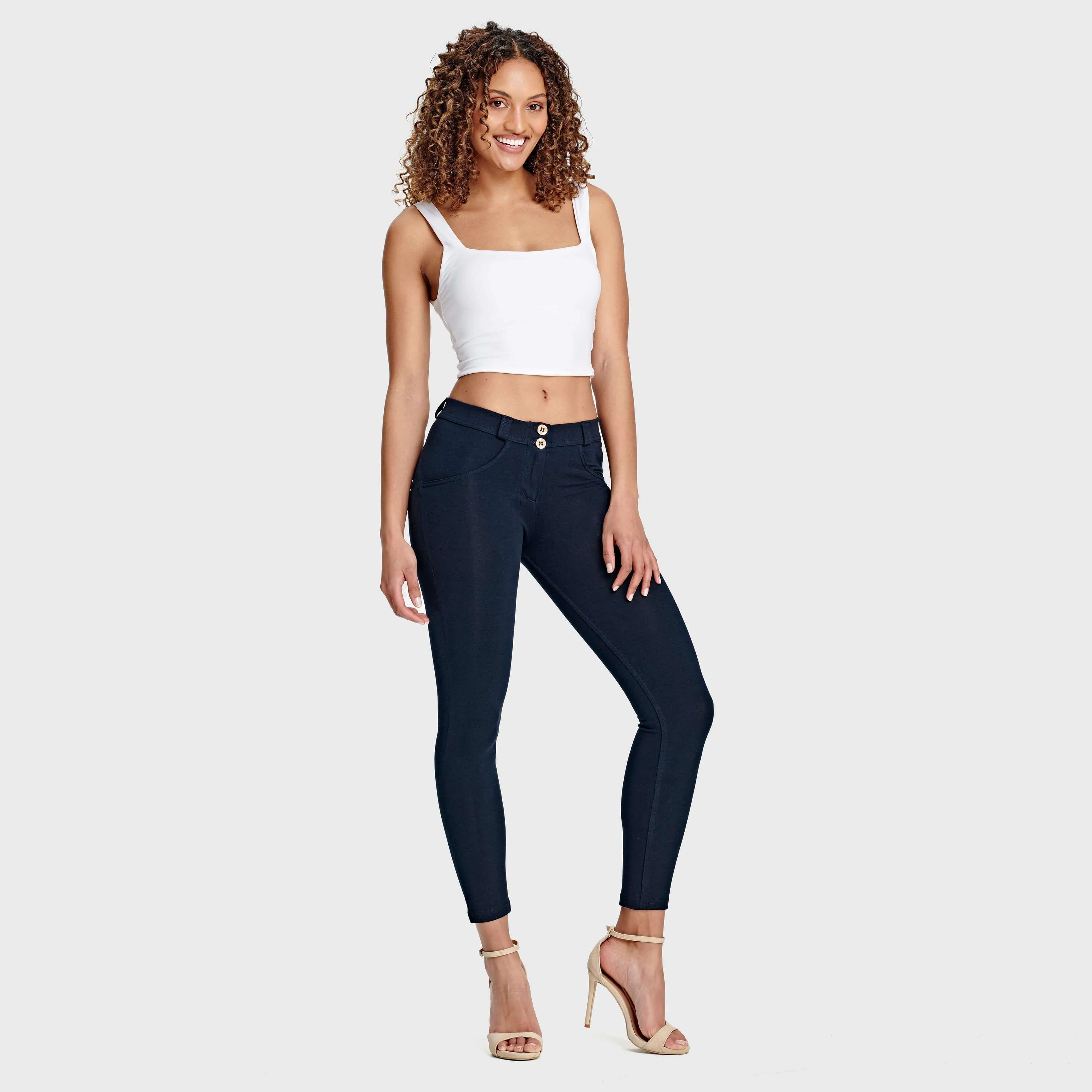 WR.UP Fashion - Mid Rise - 7/8 Length - Navy Blue